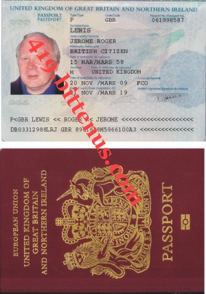 Jerome Lewis Passport